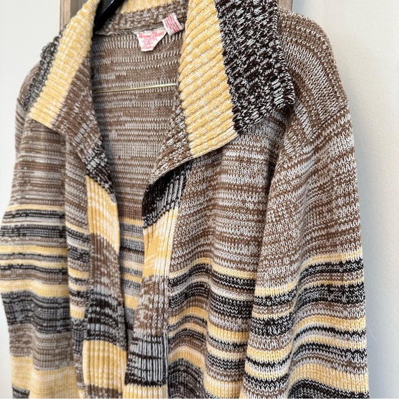 Gimbels Sherwood Classics Vintage Stripe Cardigan Sweater 70’s Size Large - Picture 6 of 11
